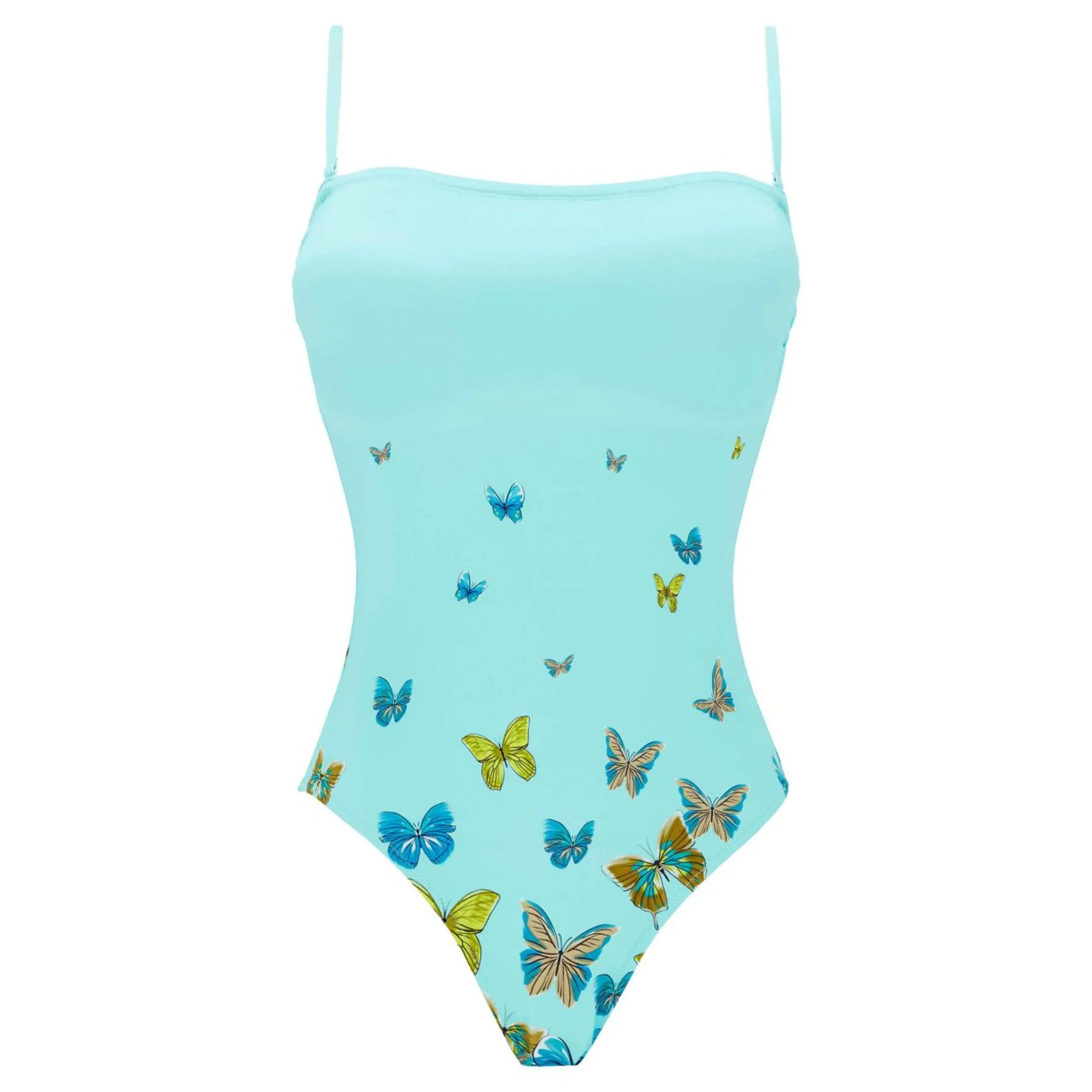 Femme Vilebrequin Une Pièce^Maillot De Bain Une Pièce Bustier Femme Butterflies