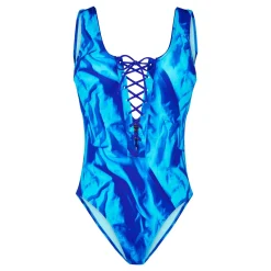Femme Vilebrequin Une Pièce^Maillot De Bain Une Pièce A Nouer Femme Les Draps Froisses