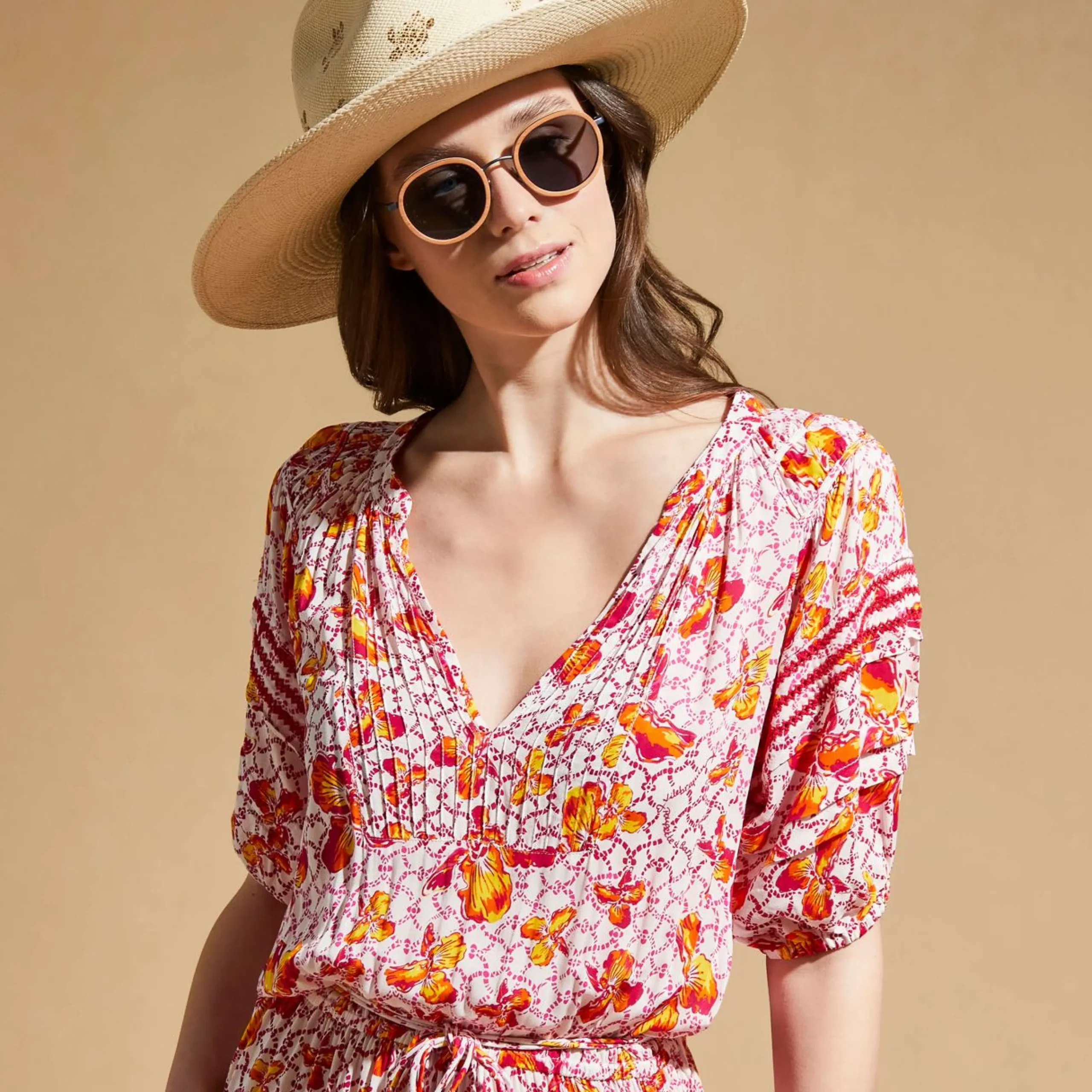 Femme Vilebrequin Robes^Mini Robe Femme Iris Lace- X Poupette St Barth
