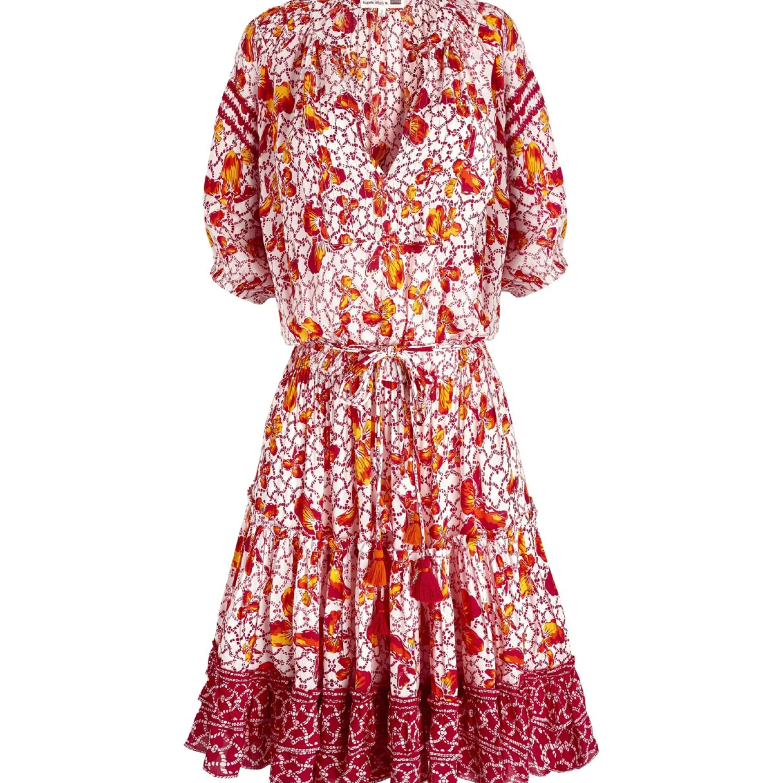 Femme Vilebrequin Robes^Mini Robe Femme Iris Lace- X Poupette St Barth