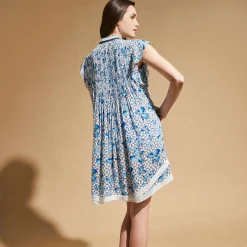 Femme Vilebrequin Robes^Mini Robe Femme Iris Lace- X Poupette St Barth