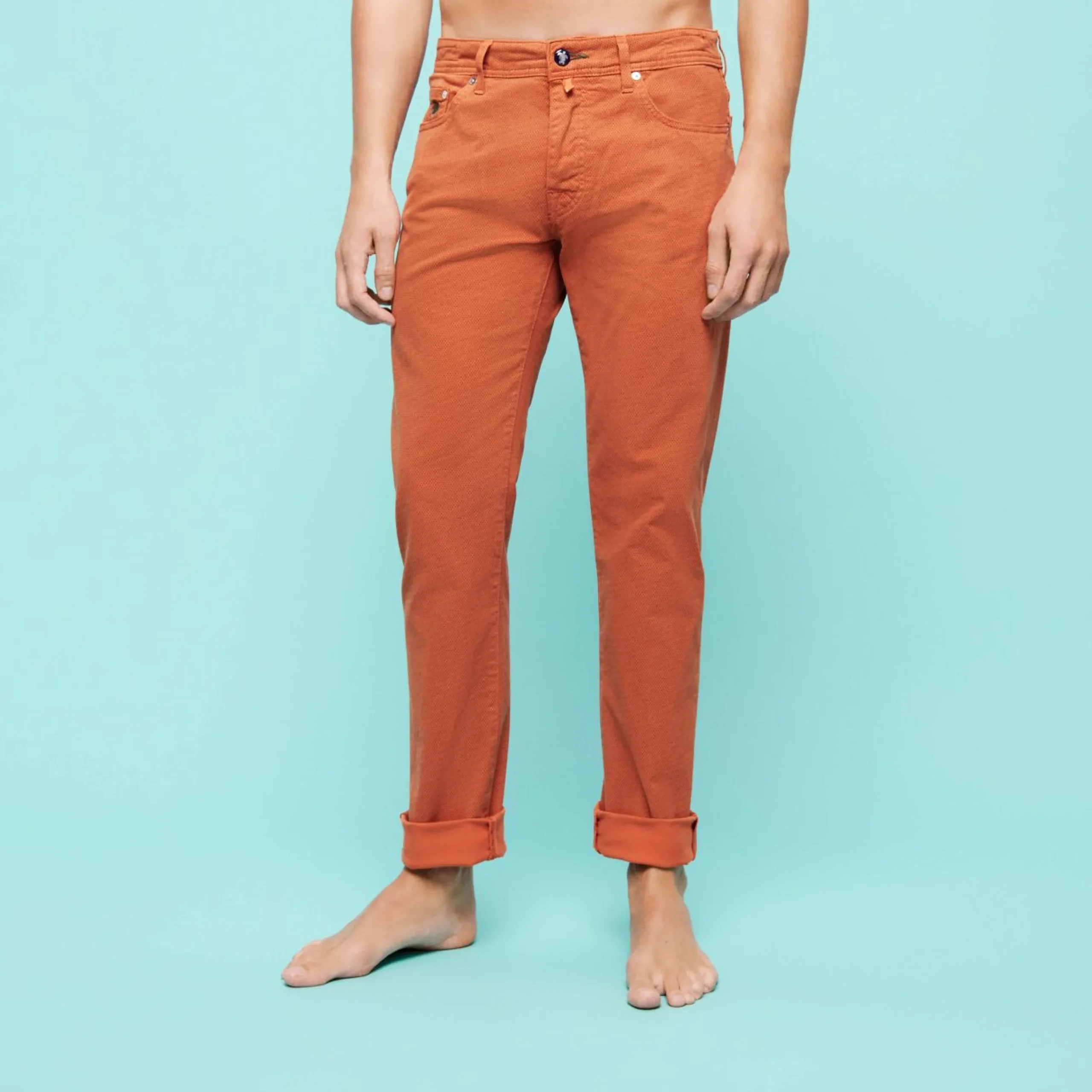 Homme Vilebrequin Pantalons^Pantalon 5 Poches Homme Imprime Micro Dot