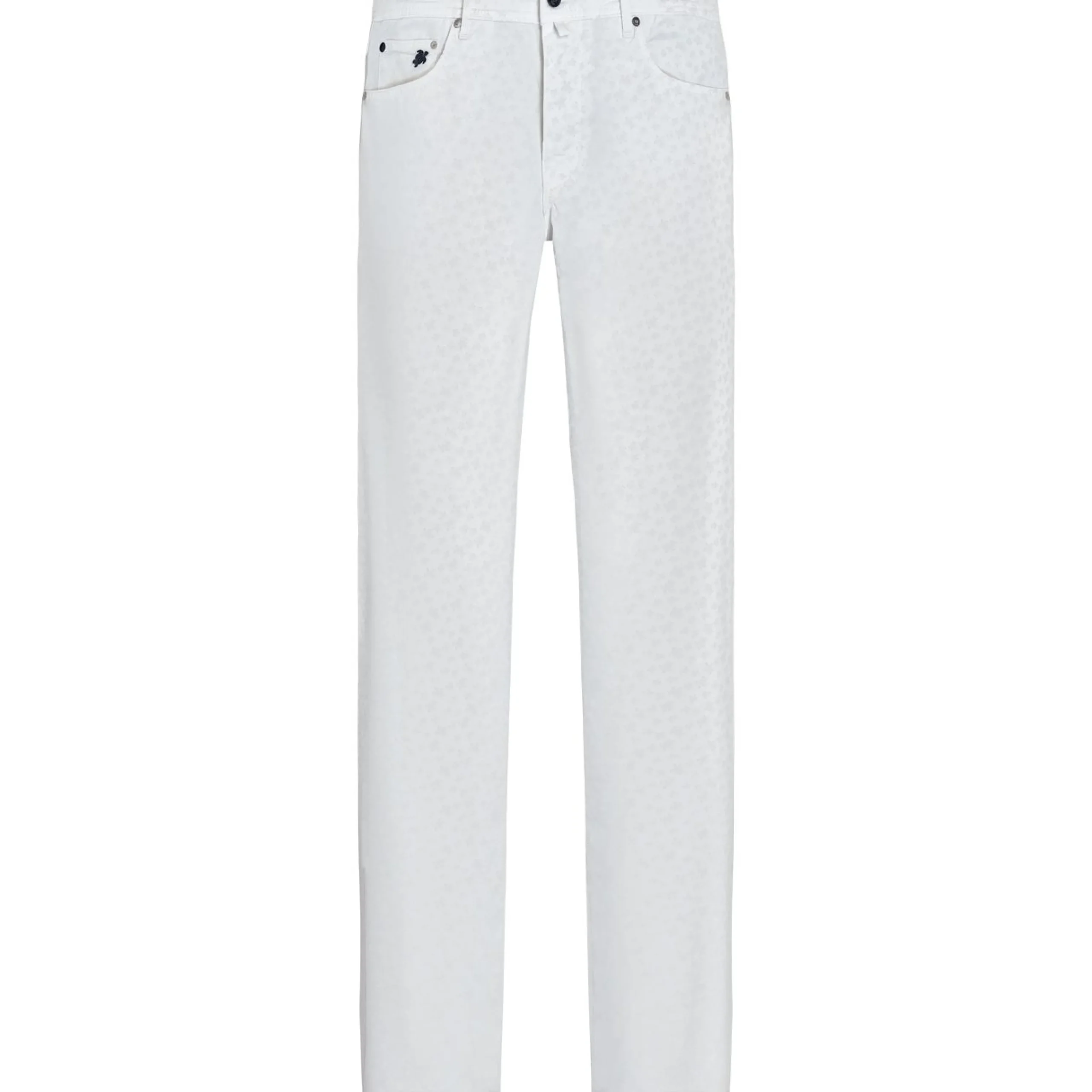 Homme Vilebrequin Pantalons^Pantalon En Gabardine 5 Poches Homme Imprime Micro Turtles Corrosion