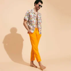 Homme Vilebrequin Pantalons^Pantalon En Lin Homme Uni