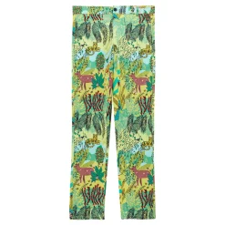 Homme Vilebrequin Pantalons^Pantalon En Lin Imprime Homme Jungle Rousseau