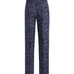 Homme Vilebrequin Pantalons^Pantalon En Lin Imprime Poulpes Bicolores