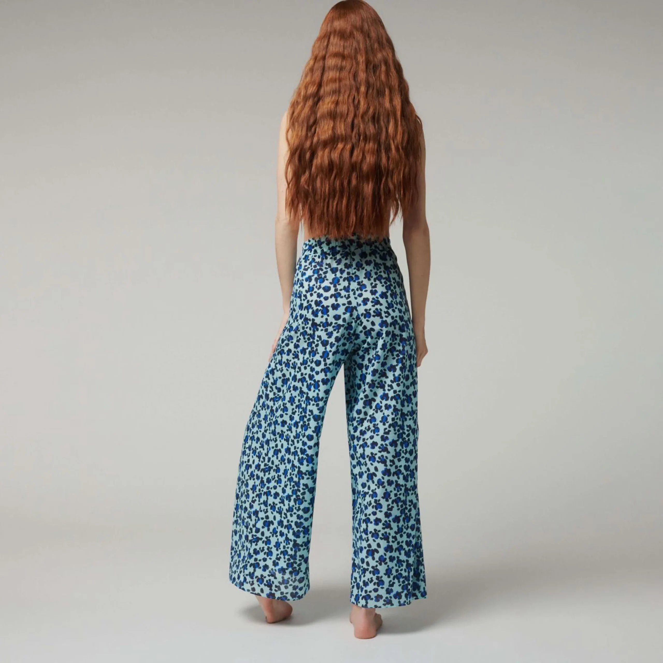 Femme Vilebrequin Pantalons^Pantalon En Voile De Coton Organique Femme Turtles Leopard- X Angelo Tarlazzi
