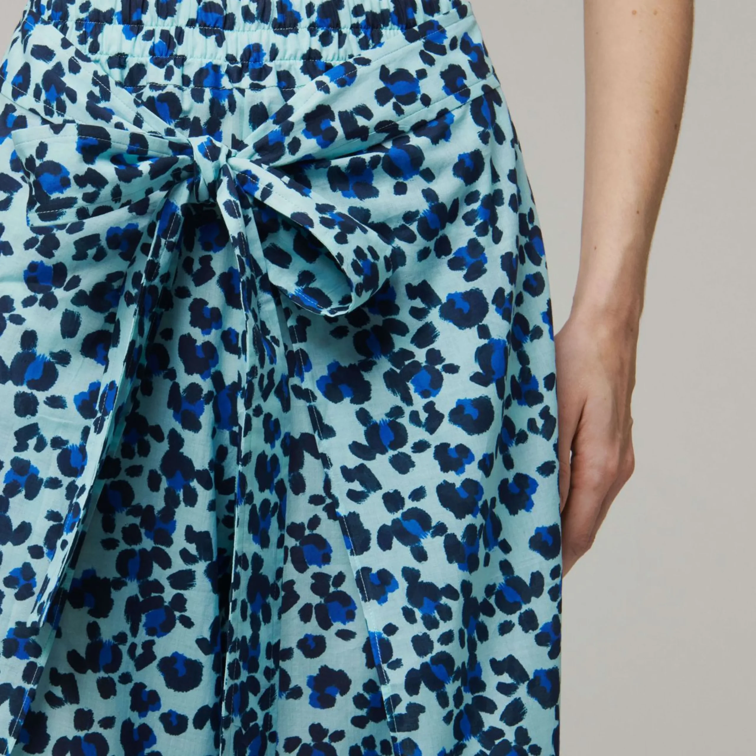 Femme Vilebrequin Pantalons^Pantalon En Voile De Coton Organique Femme Turtles Leopard- X Angelo Tarlazzi