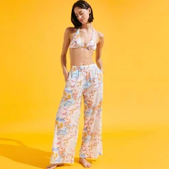 Femme Vilebrequin Pantalons^Pantalon Femme En Voile De Coton Peaceful Trees