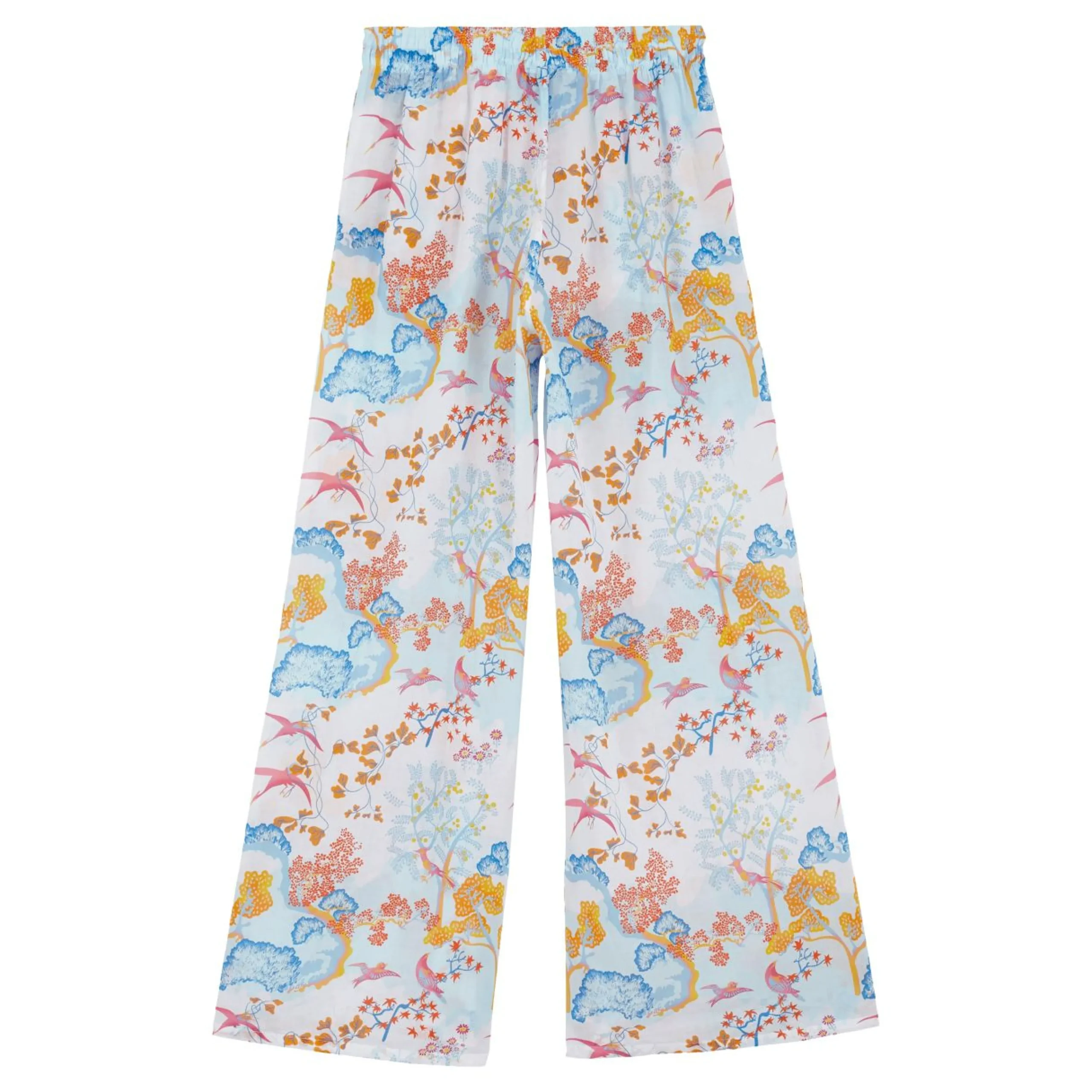 Femme Vilebrequin Pantalons^Pantalon Femme En Voile De Coton Peaceful Trees
