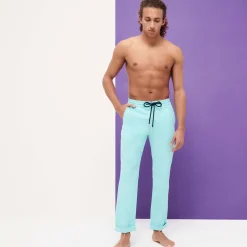 Homme Vilebrequin Pantalons^Pantalon Homme Coton Et Lin Uni