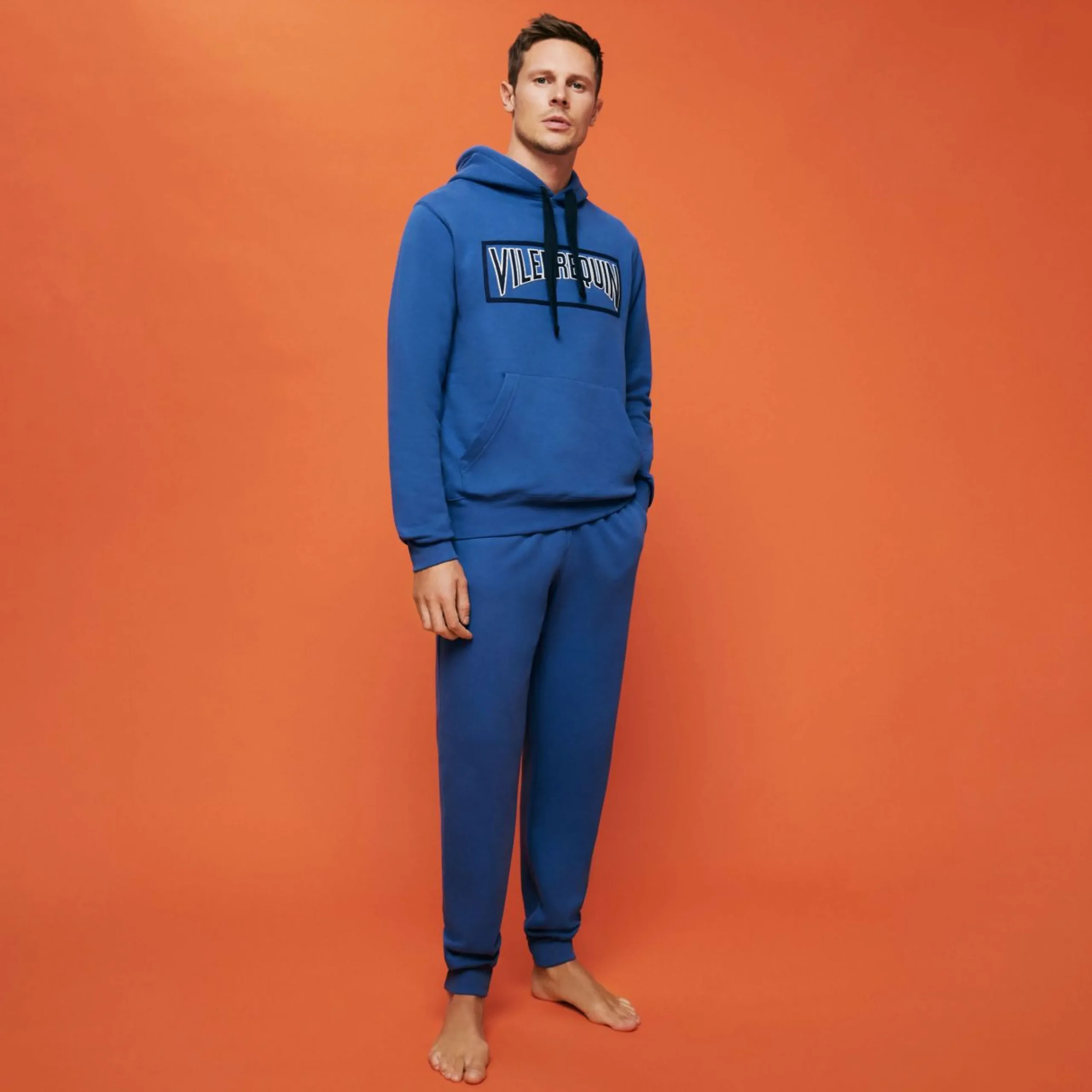 Homme Vilebrequin Pantalons^Pantalon Jogging En Coton Homme Uni