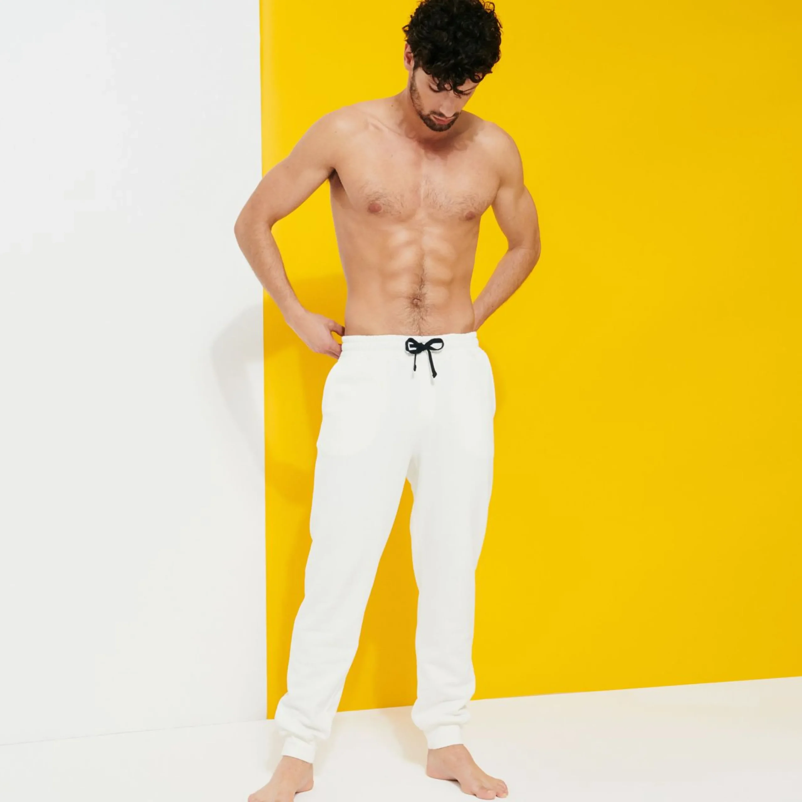 Homme Vilebrequin Pantalons^Pantalon Jogging En Coton Homme Uni