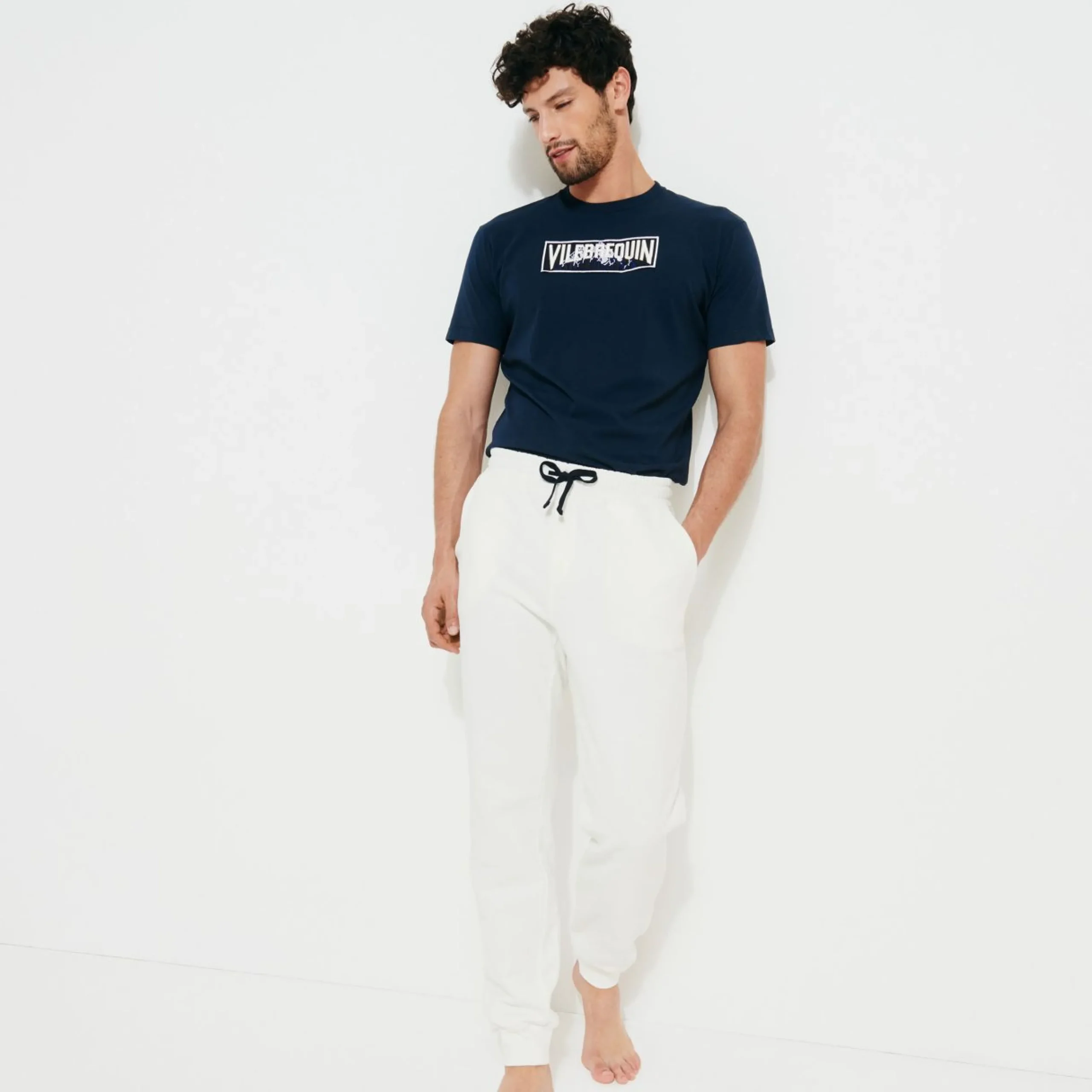 Homme Vilebrequin Pantalons^Pantalon Jogging En Coton Homme Uni