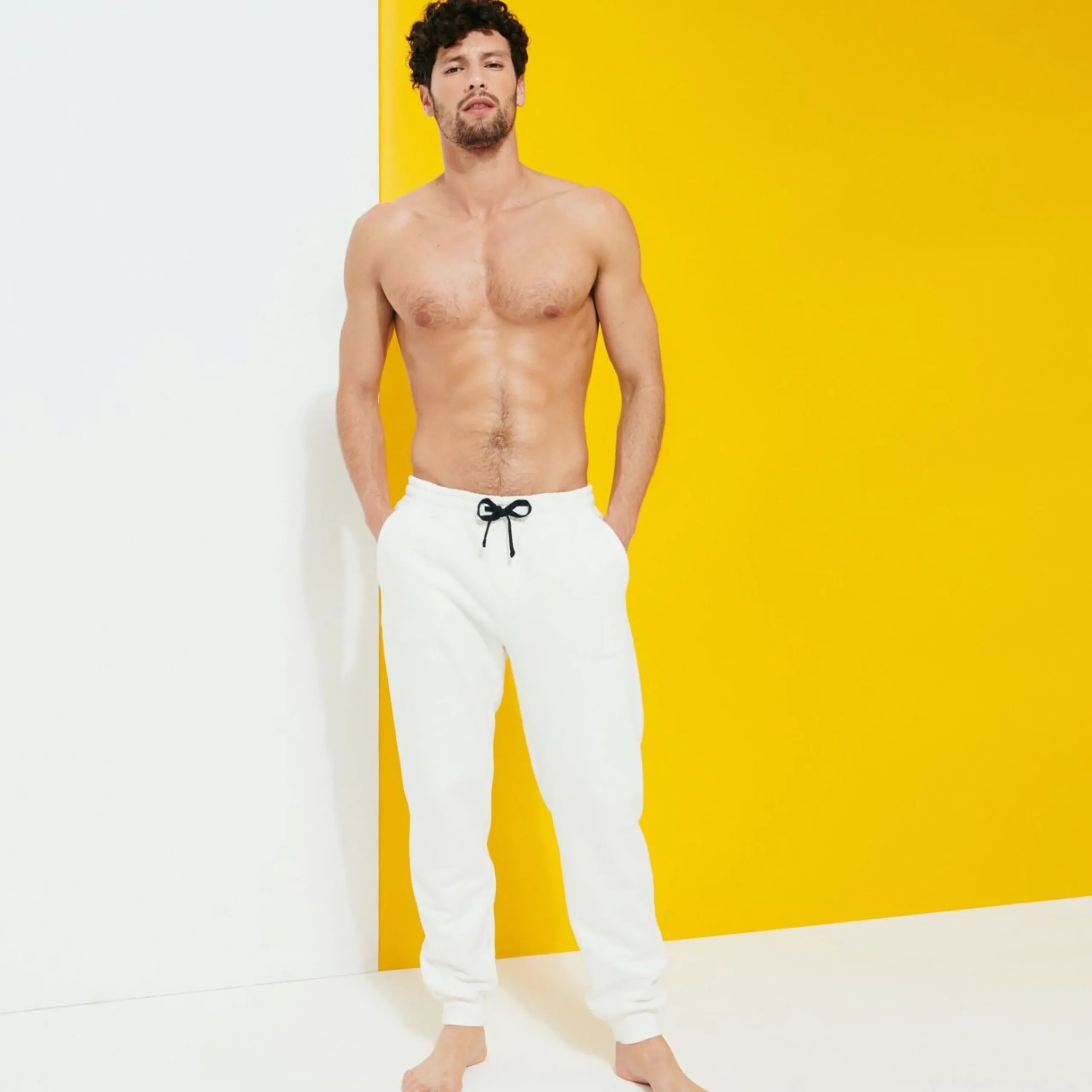 Homme Vilebrequin Pantalons^Pantalon Jogging En Coton Homme Uni