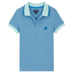 Garçon Vilebrequin Polos^Polo En Coton Organique Changeant Garçon Uni