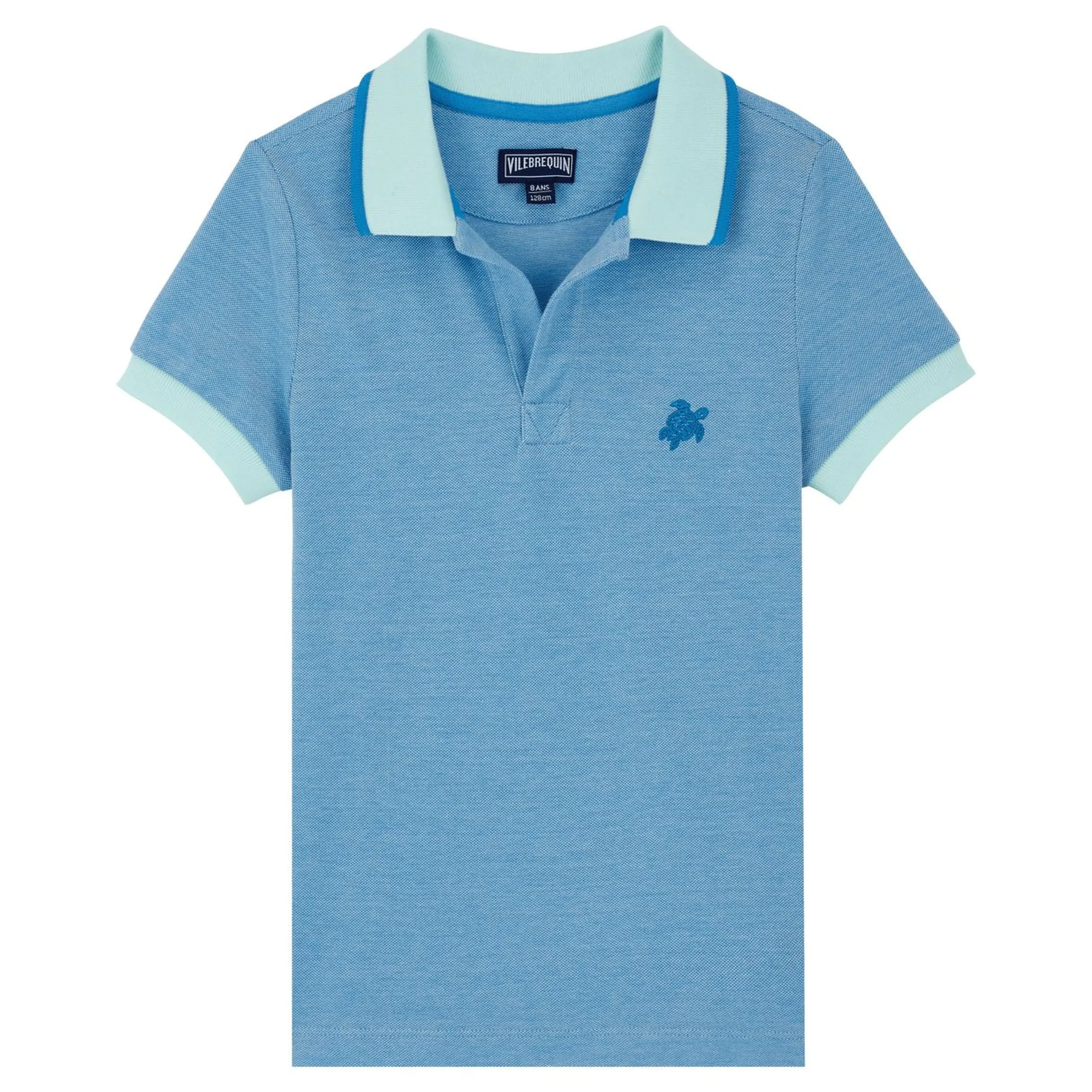 Garçon Vilebrequin Polos^Polo En Coton Organique Changeant Garçon Uni
