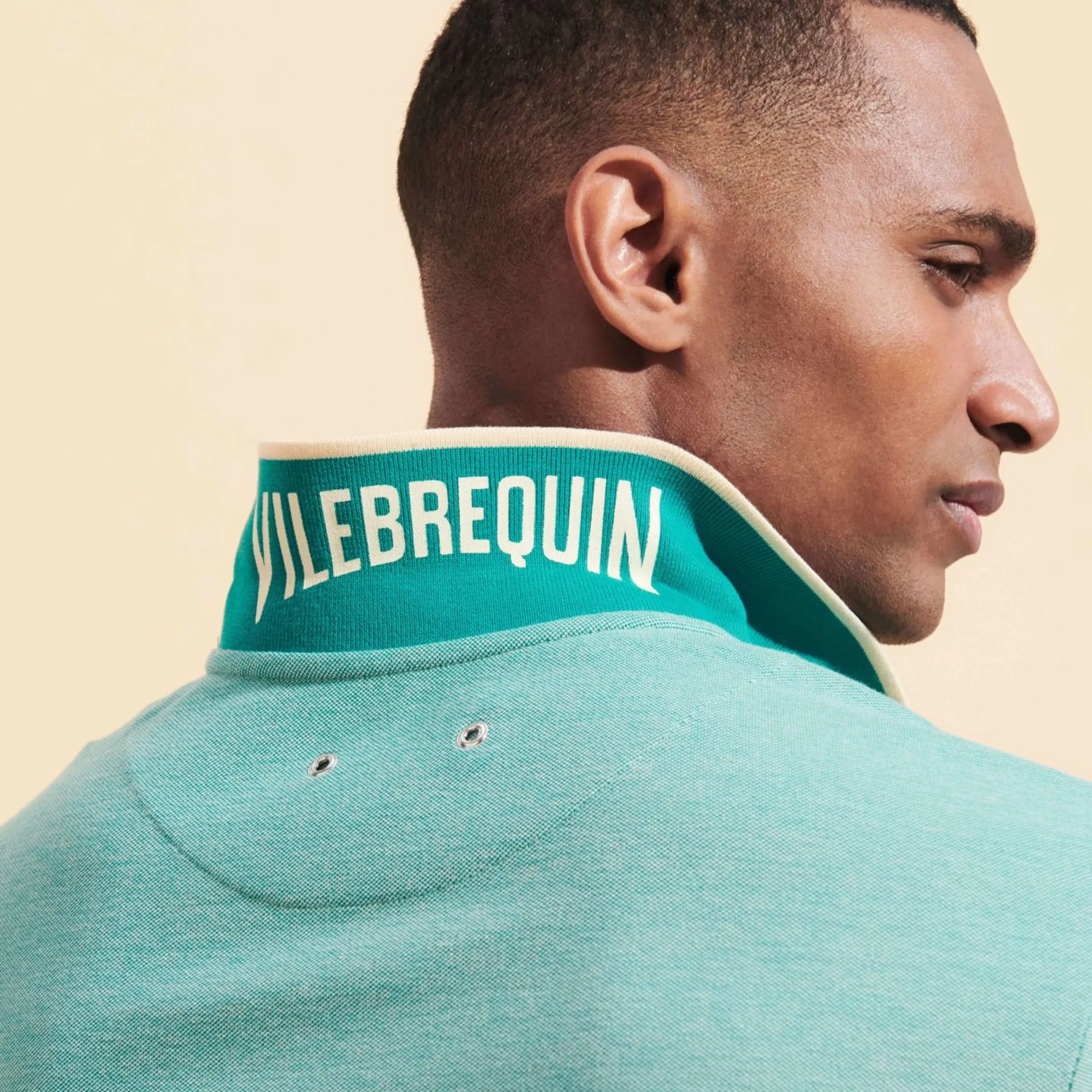 Homme Vilebrequin Polos^Polo En Coton Organique Changeant Homme Uni