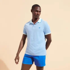 Homme Vilebrequin Polos^Polo En Coton Organique Changeant Homme Uni