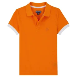 Garçon Vilebrequin Polos^Polo En Coton Organique Garçon Uni