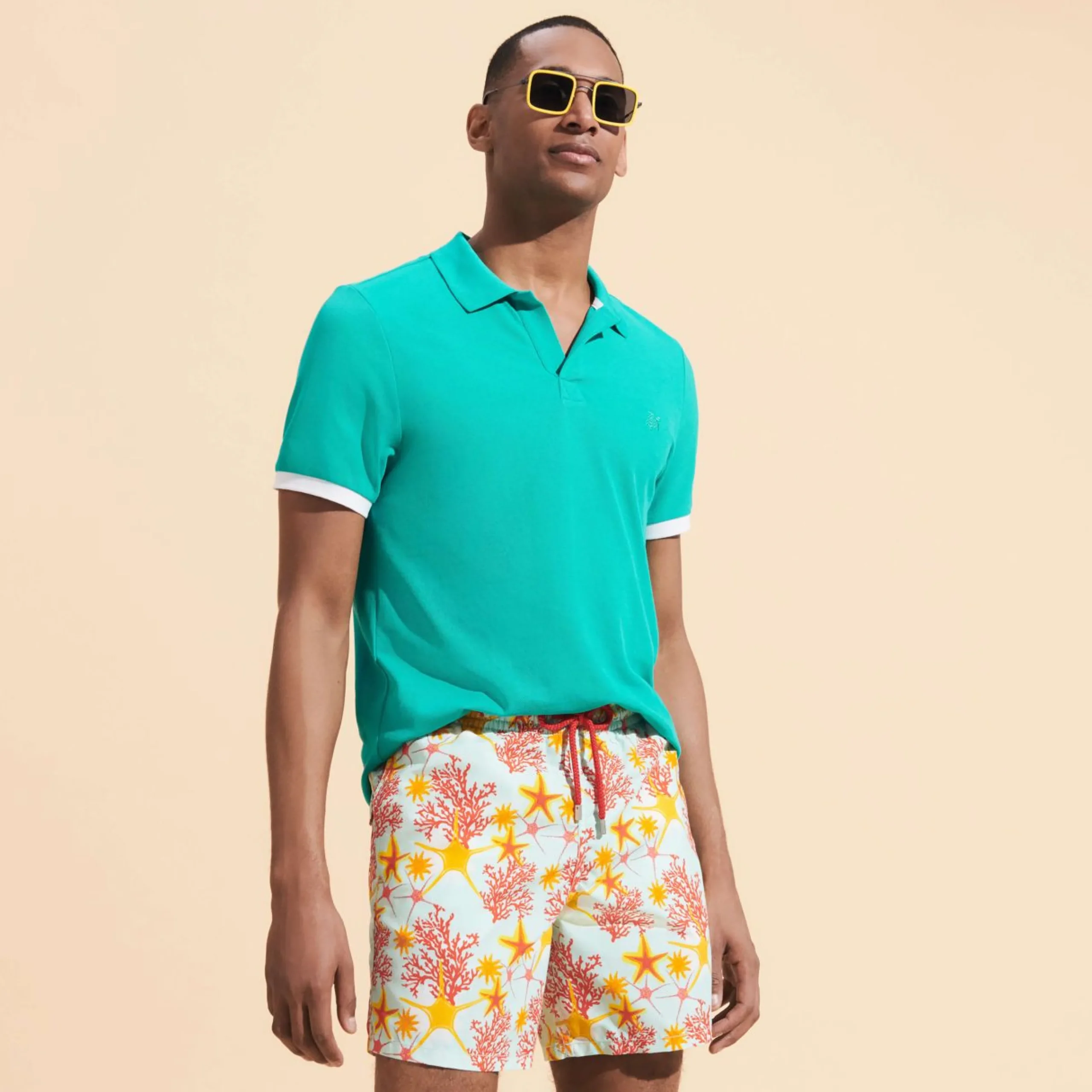 Homme Vilebrequin Polos^Polo En Coton Organique Homme Uni