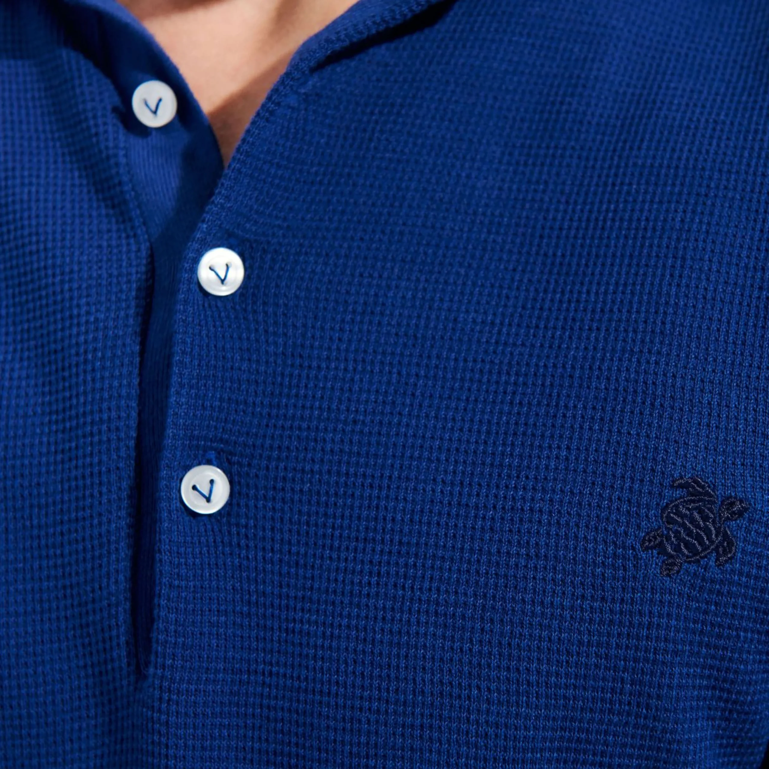 Homme Vilebrequin Polos^Polo En Coton Tricote Homme Uni