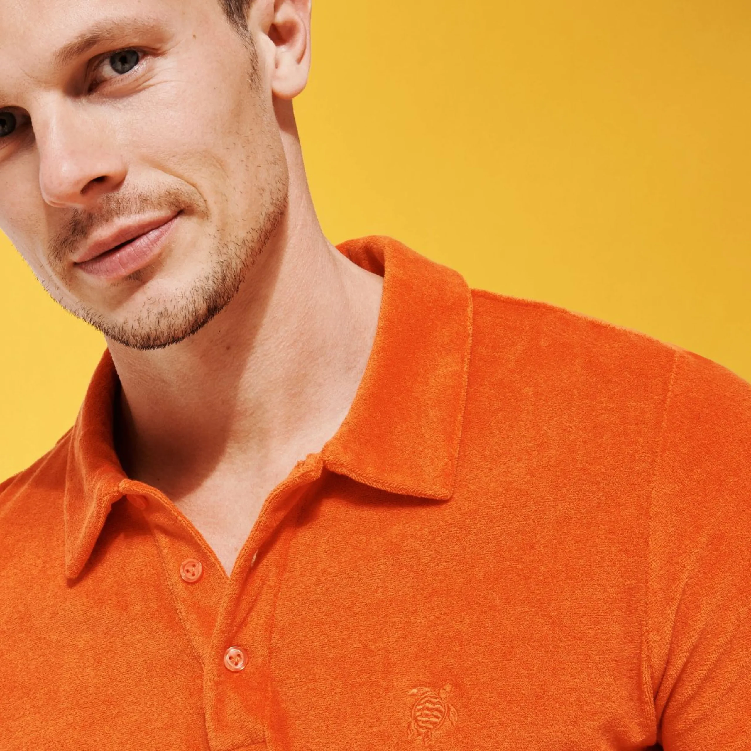 Homme Vilebrequin Polos^Polo En Eponge Homme Uni