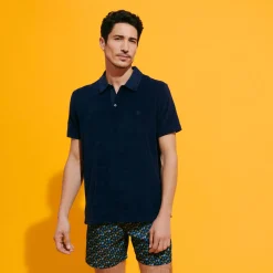 Homme Vilebrequin Polos^Polo En Eponge Homme Uni