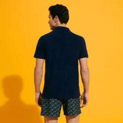 Homme Vilebrequin Polos^Polo En Eponge Homme Uni