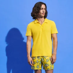 Homme Vilebrequin Polos^Polo En Eponge Homme Uni