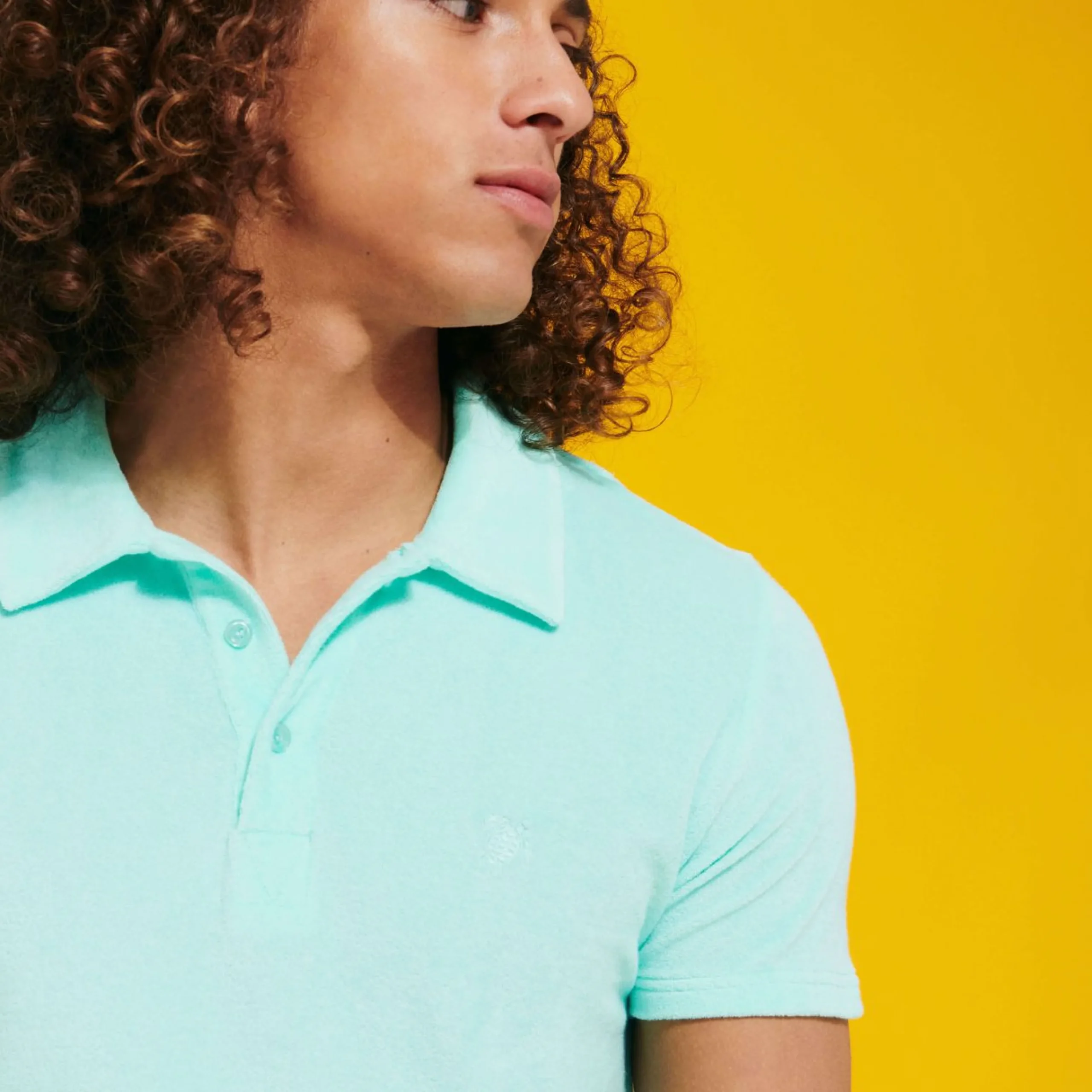 Homme Vilebrequin Polos^Polo En Eponge Homme Uni