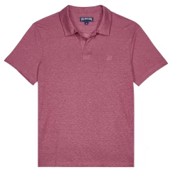Homme Vilebrequin Polos^Polo En Jersey De Lin Homme Uni