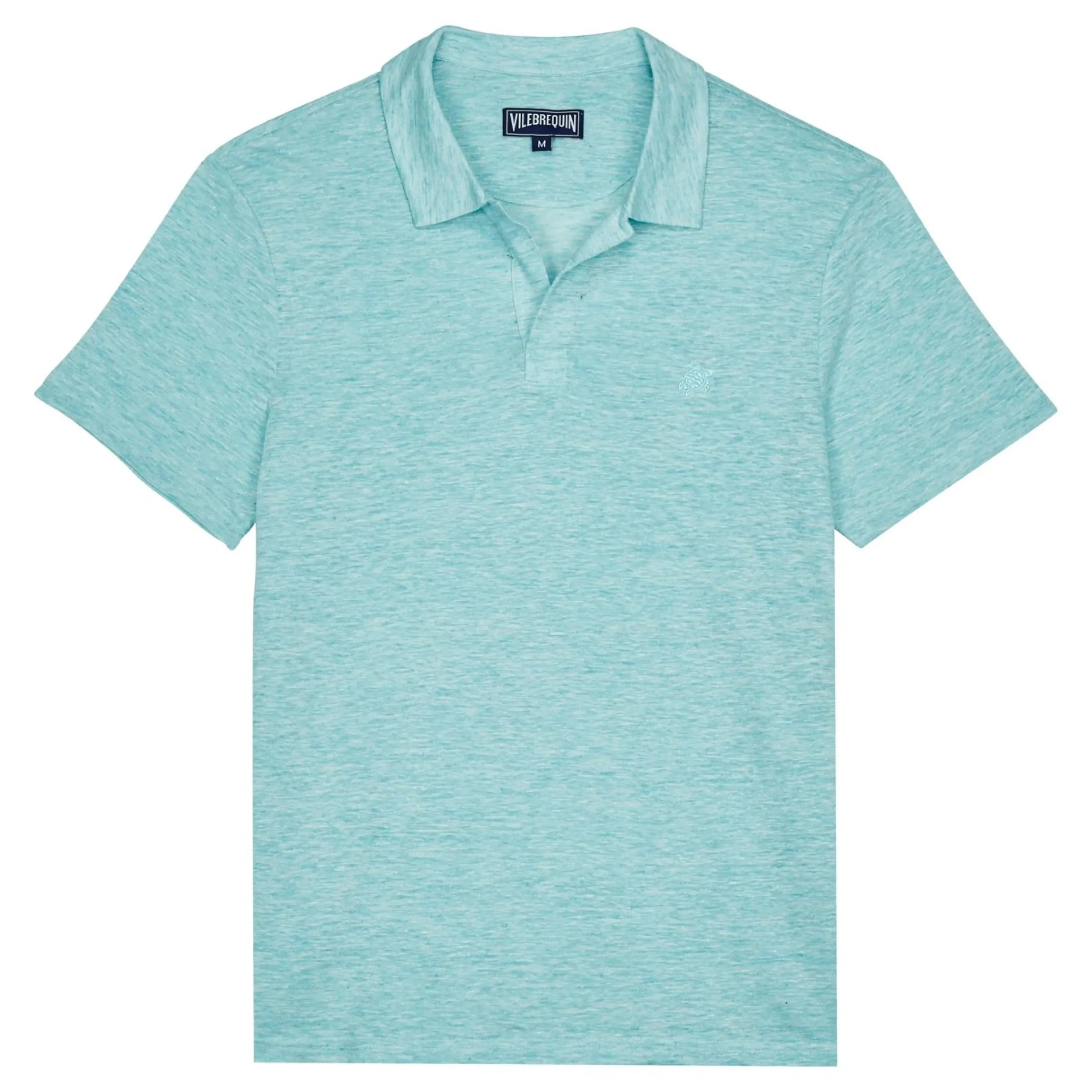 Homme Vilebrequin Polos^Polo En Jersey De Lin Homme Uni