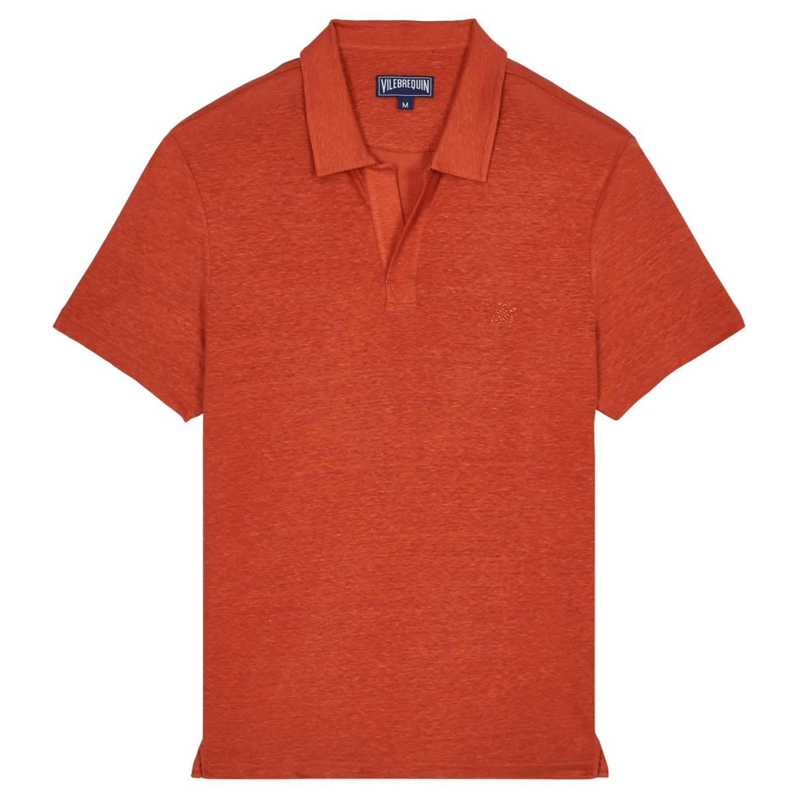 Homme Vilebrequin Polos^Polo En Jersey De Lin Homme Uni