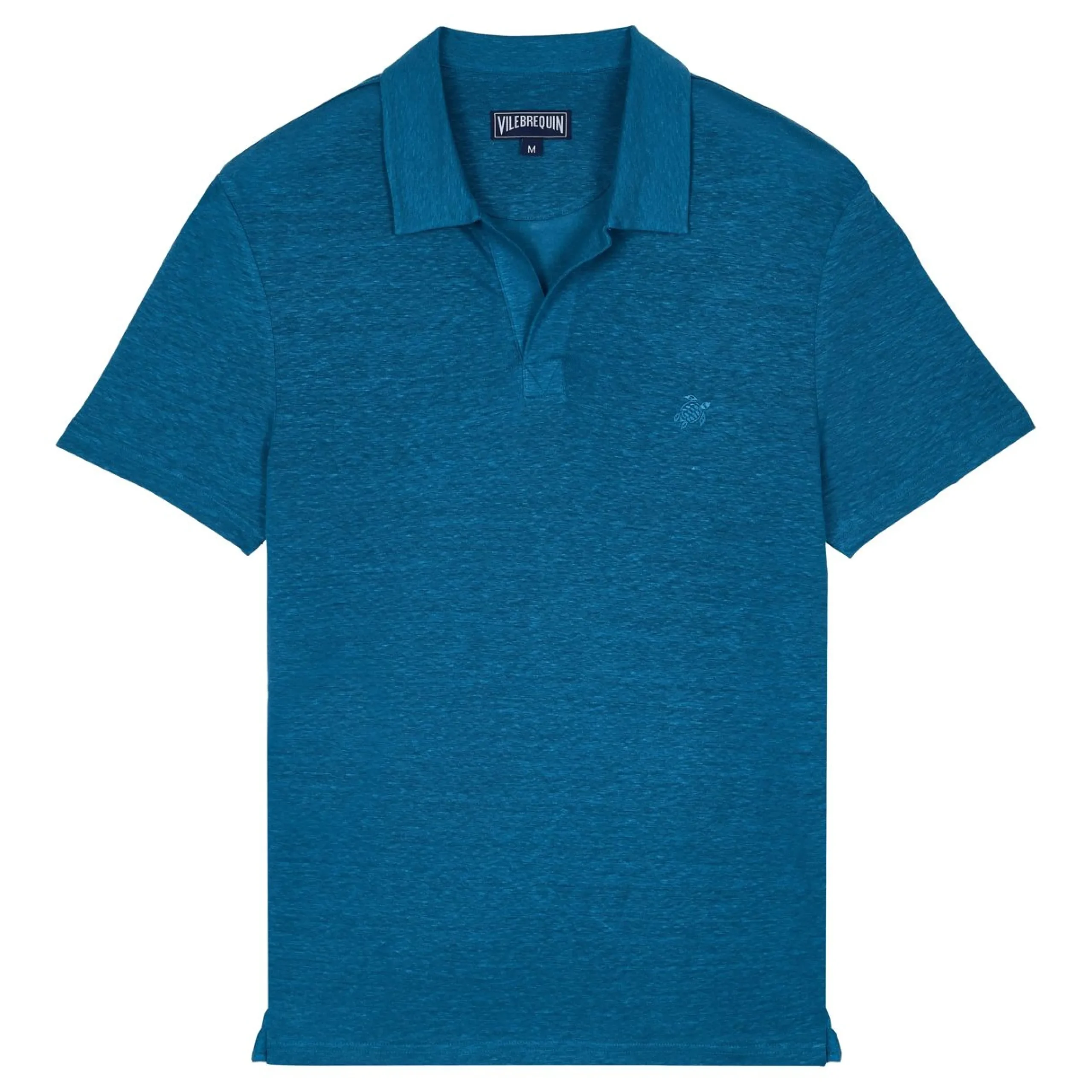 Homme Vilebrequin Polos^Polo En Jersey De Lin Homme Uni