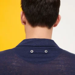 Homme Vilebrequin Polos^Polo En Jersey De Lin Homme Uni