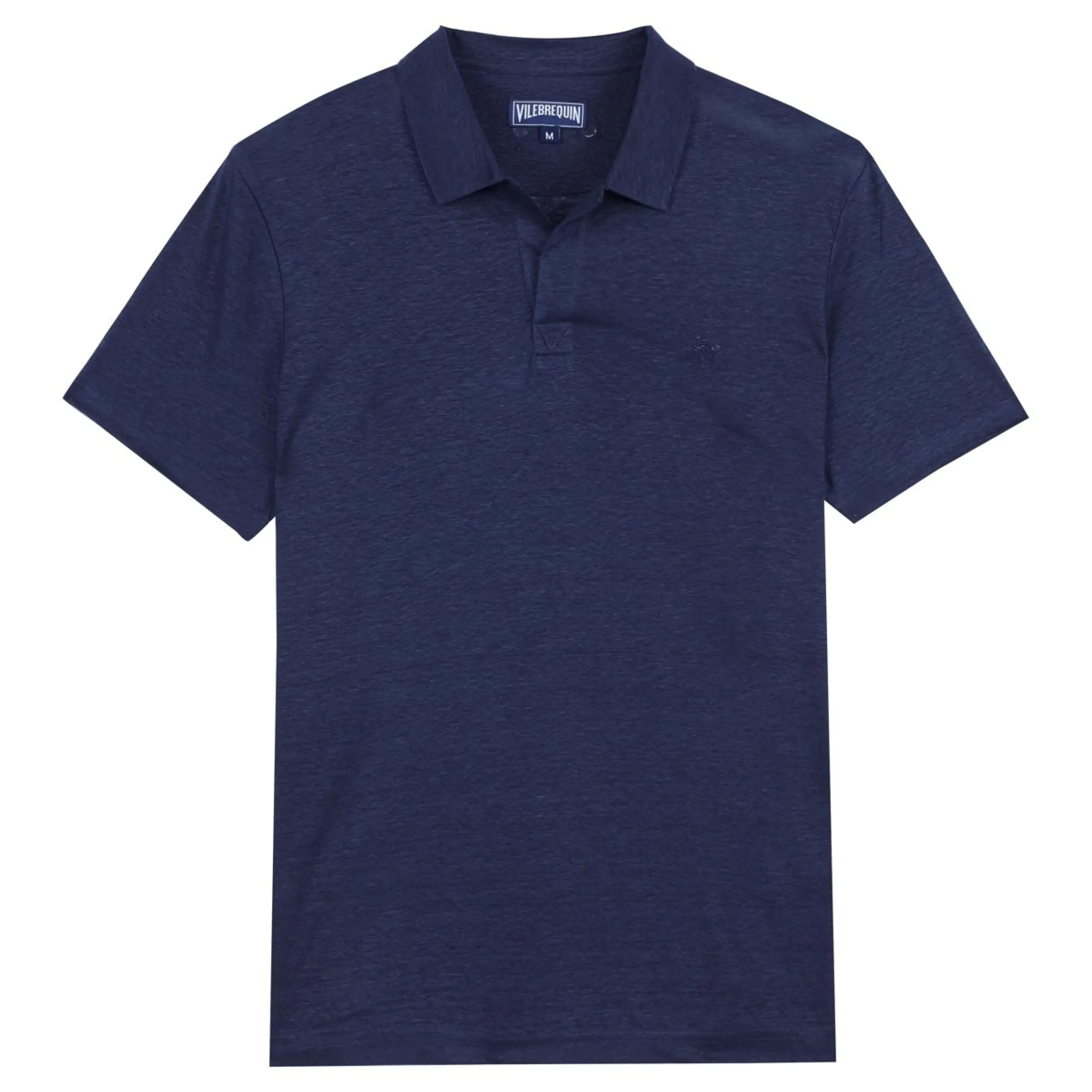 Homme Vilebrequin Polos^Polo En Jersey De Lin Homme Uni