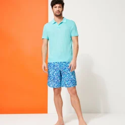 Homme Vilebrequin Polos^Polo En Jersey De Lin Homme Uni