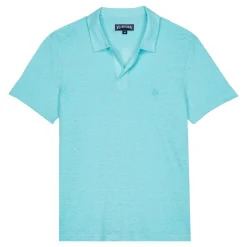 Homme Vilebrequin Polos^Polo En Jersey De Lin Homme Uni
