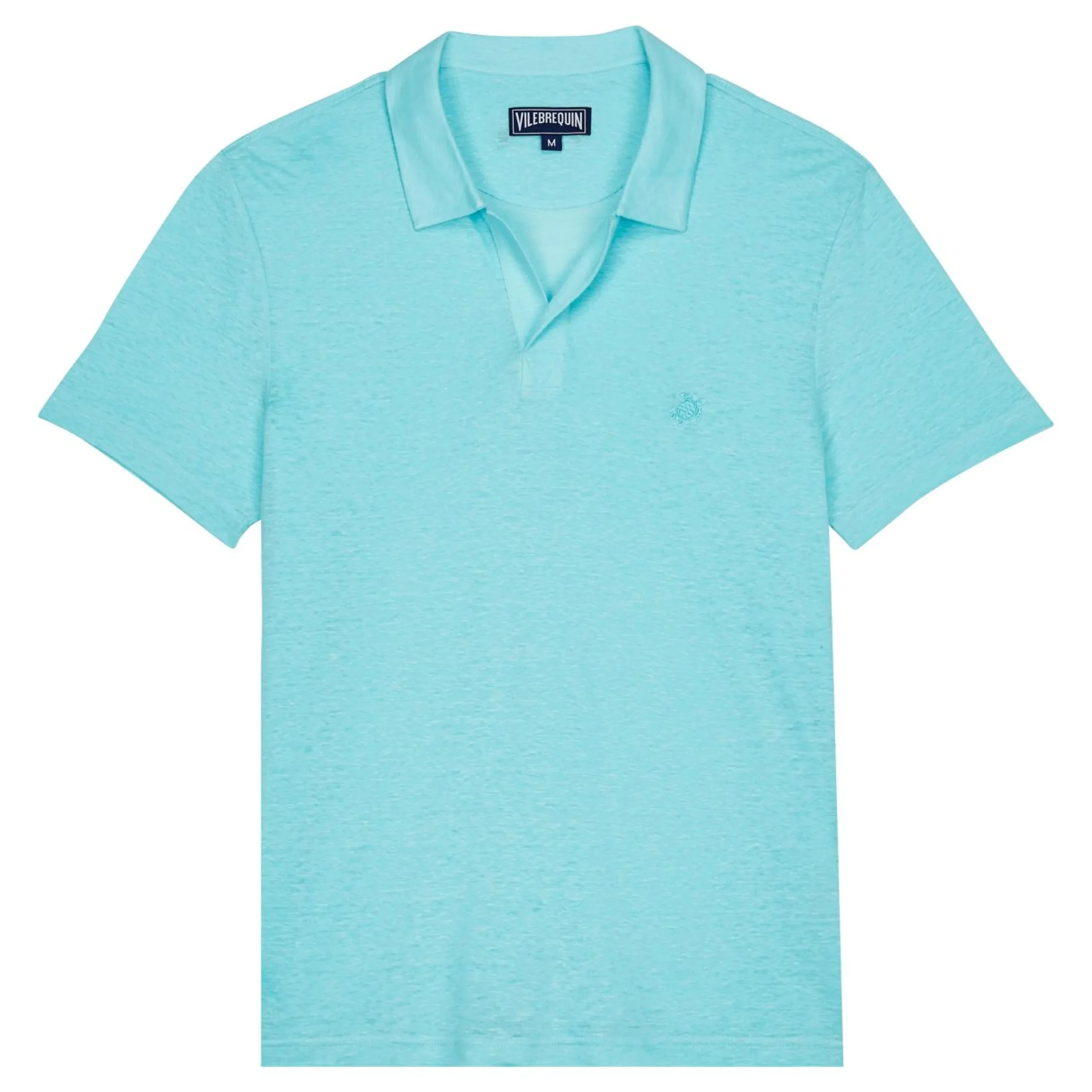 Homme Vilebrequin Polos^Polo En Jersey De Lin Homme Uni