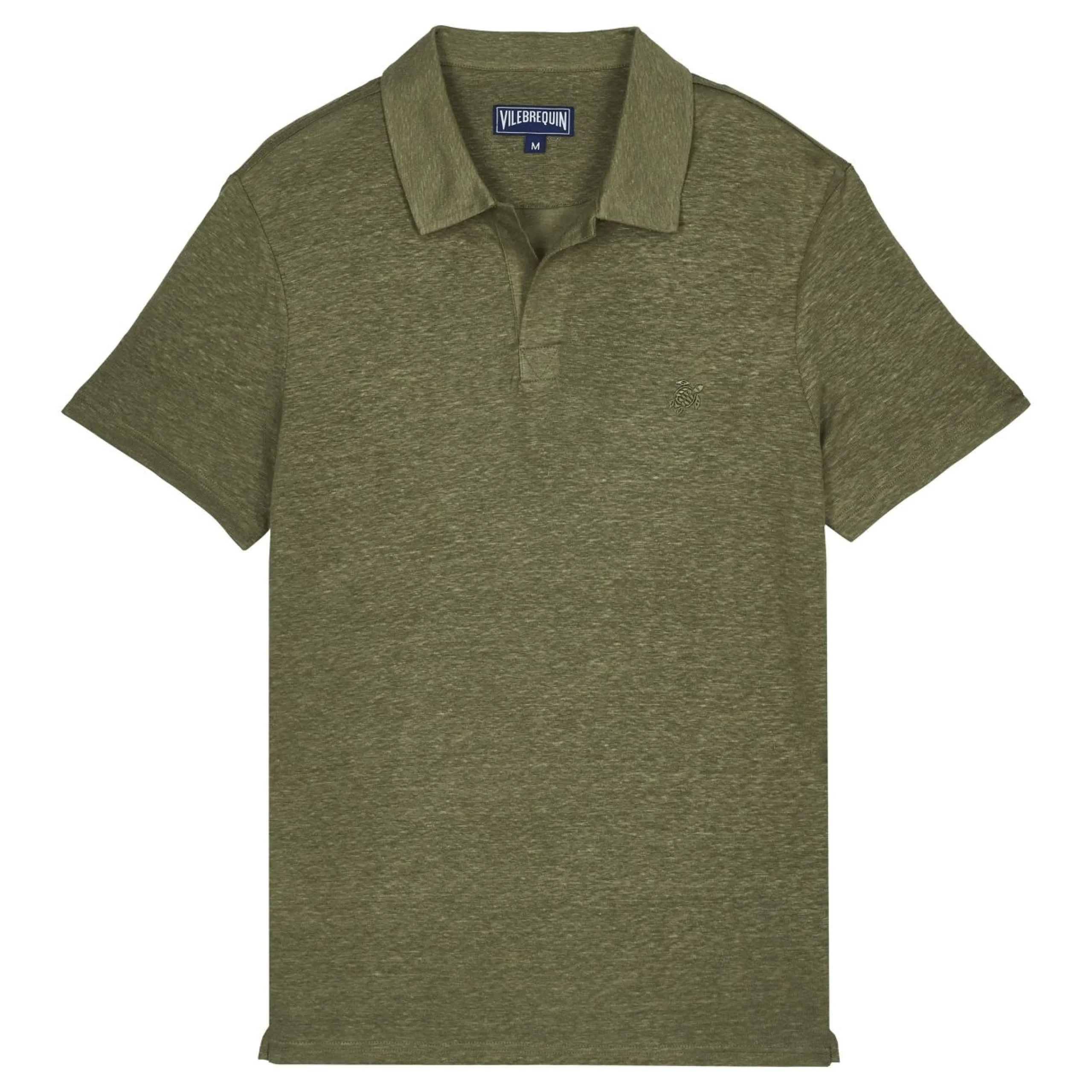 Homme Vilebrequin Polos^Polo En Jersey De Lin Homme Uni