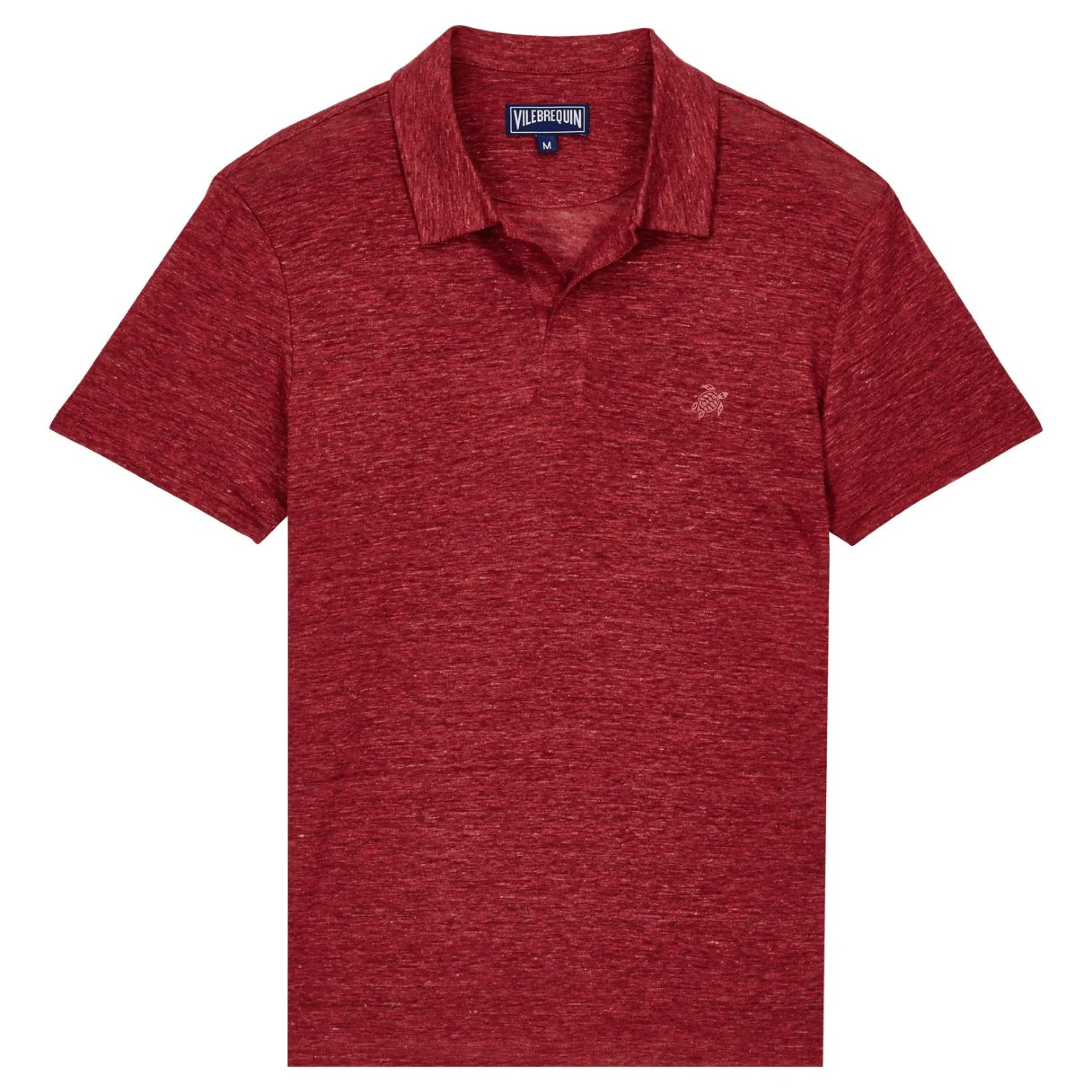 Homme Vilebrequin Polos^Polo En Jersey De Lin Homme Uni