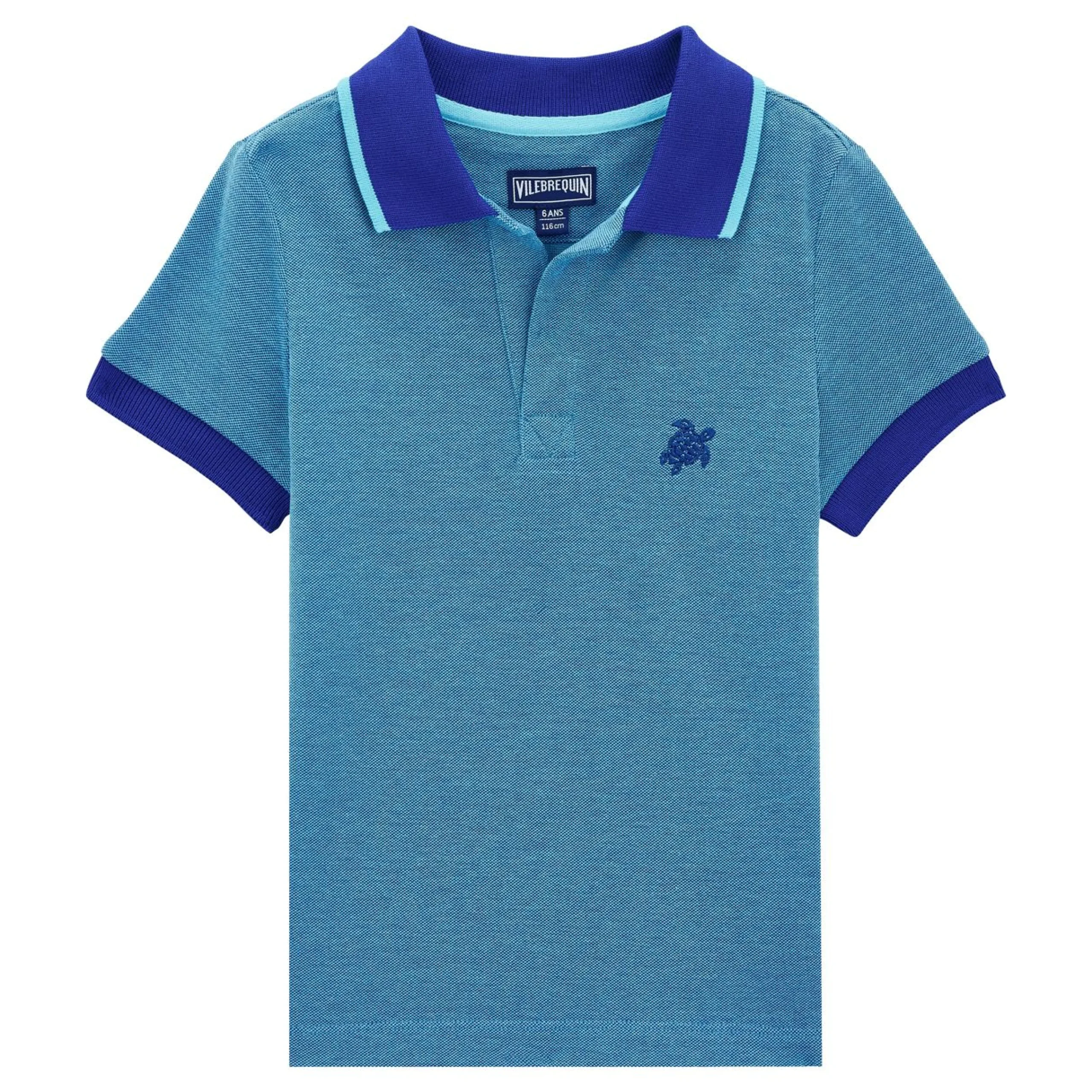 Garçon Vilebrequin Polos^Polo En Pique De Coton Garçon Uni