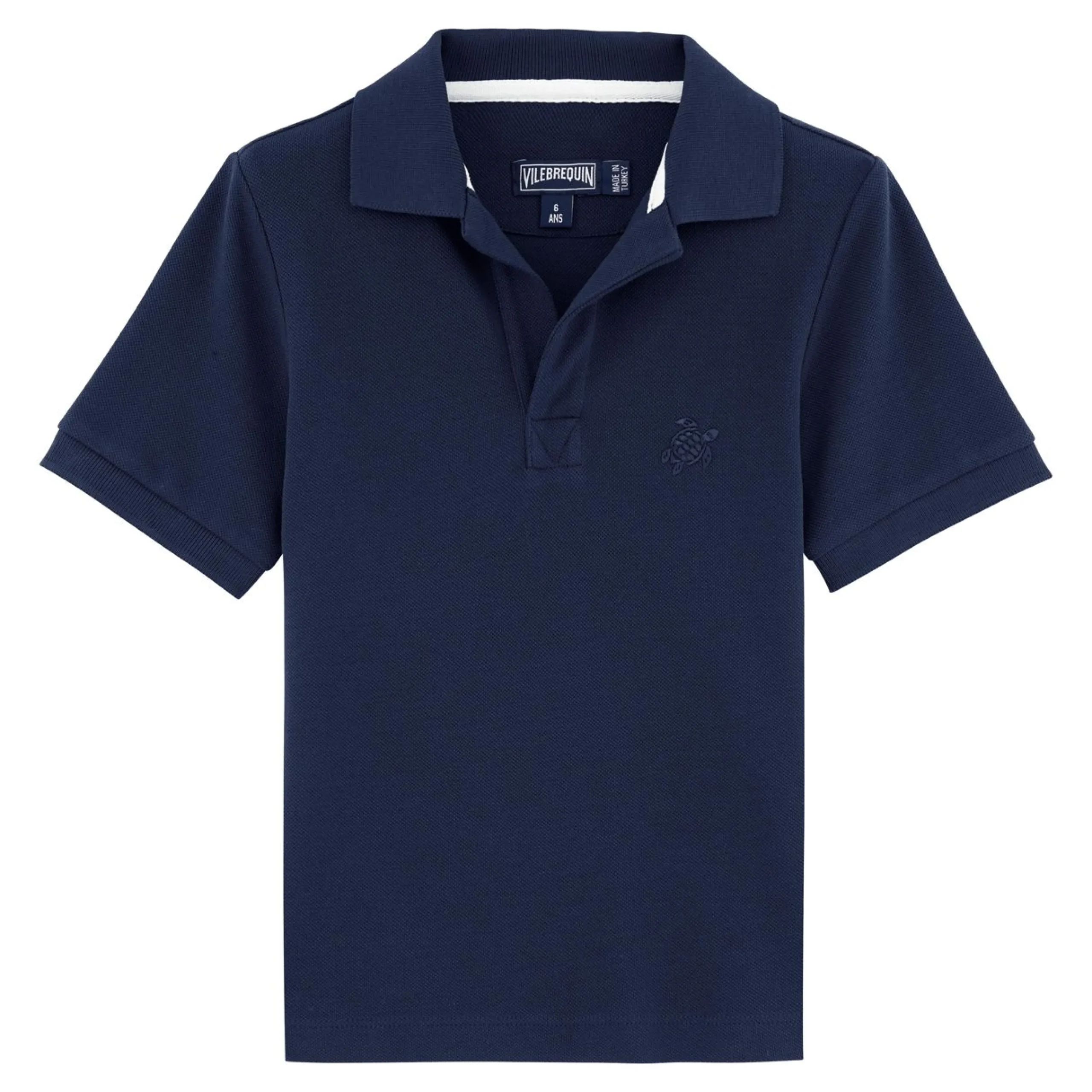 Garçon Vilebrequin Polos^Polo En Pique De Coton Garçon Uni
