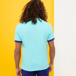 Homme Vilebrequin Polos^Polo En Pique De Coton Homme Uni