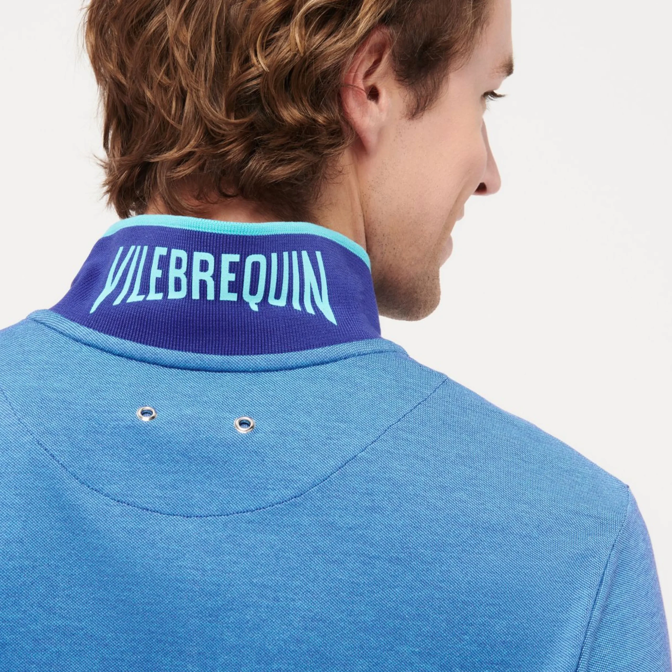 Homme Vilebrequin Polos^Polo En Pique De Coton Homme Uni
