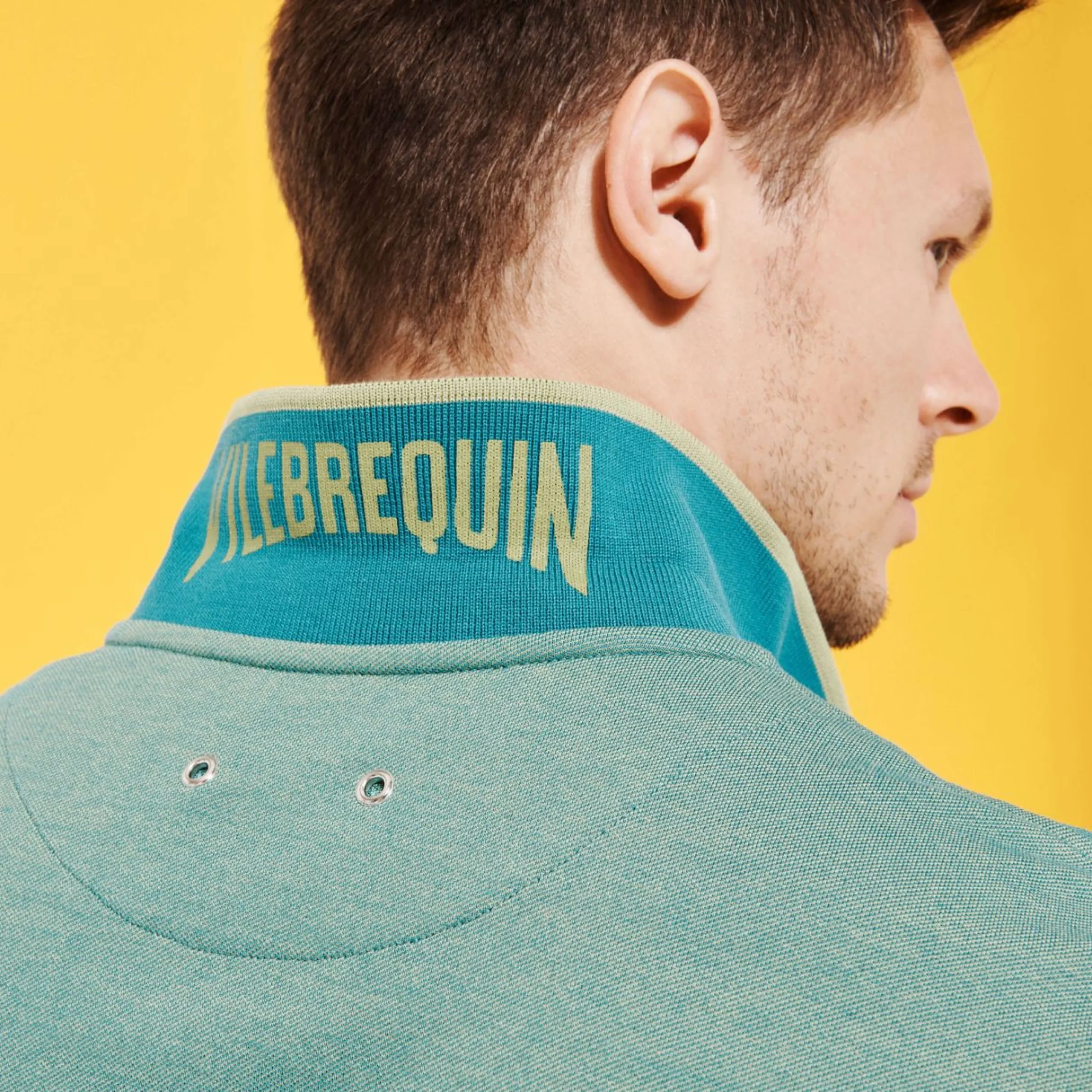 Homme Vilebrequin Polos^Polo En Pique De Coton Homme Uni