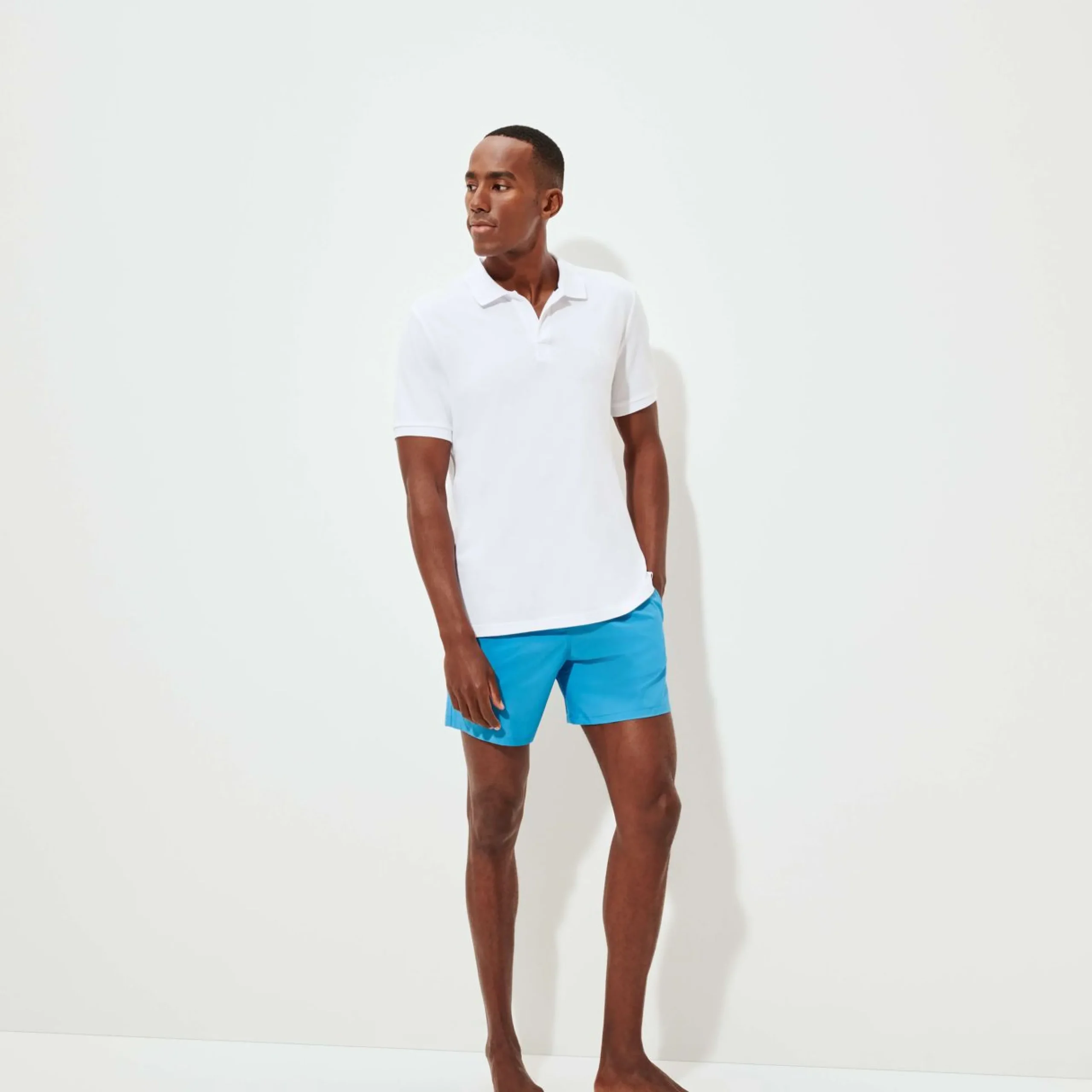 Homme Vilebrequin Polos^Polo En Pique De Coton Organique Homme Uni