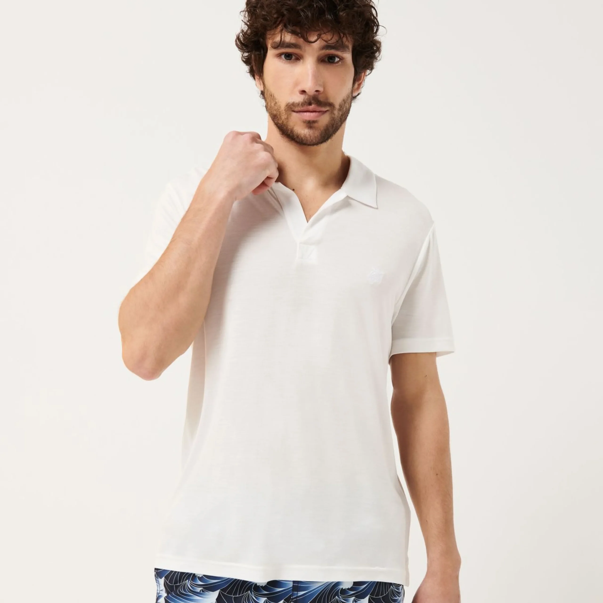 Homme Vilebrequin Polos^Polo En Tencel Homme Uni
