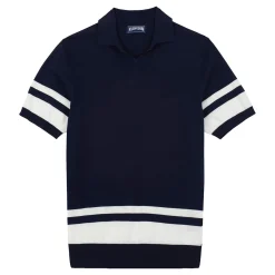 Homme Vilebrequin Polos^Polo Raye En Coton Homme